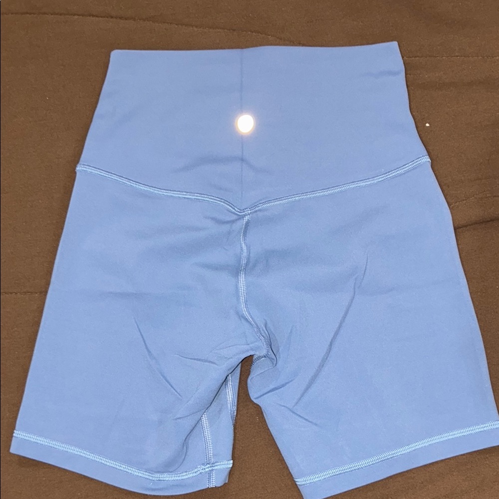 lululemon athletica Light Gray High-Waisted Shorts